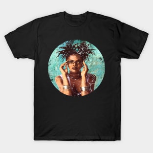 lauryn hill glasses 90s//vintage T-Shirt